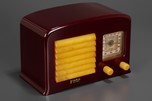 Fada 53 Catalin Radio in Rare Color Combo - Maroon with Yellow